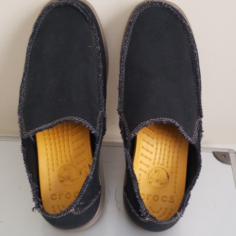 Crocs slip on mens shoes.